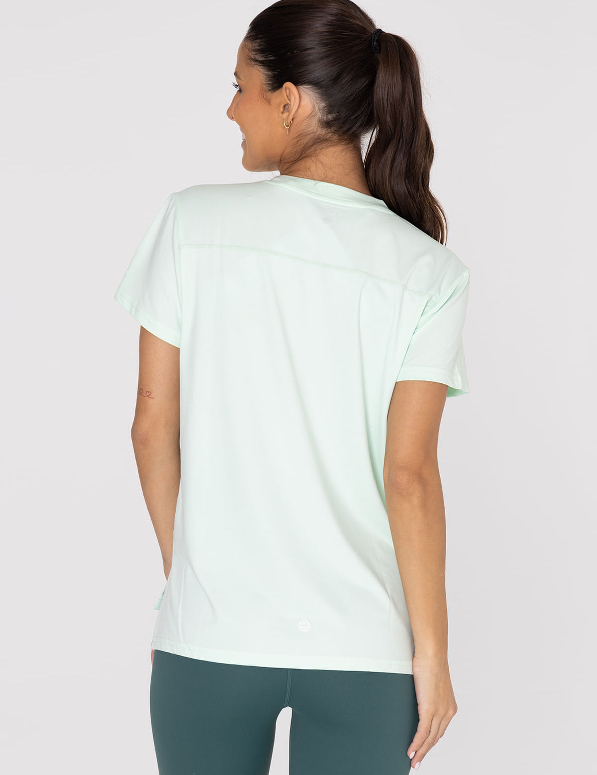Polo Manga Corta Para Mujer  V-Neck Verde Bsoul