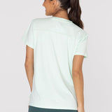 Polo Manga Corta Para Mujer  V-Neck Verde Bsoul