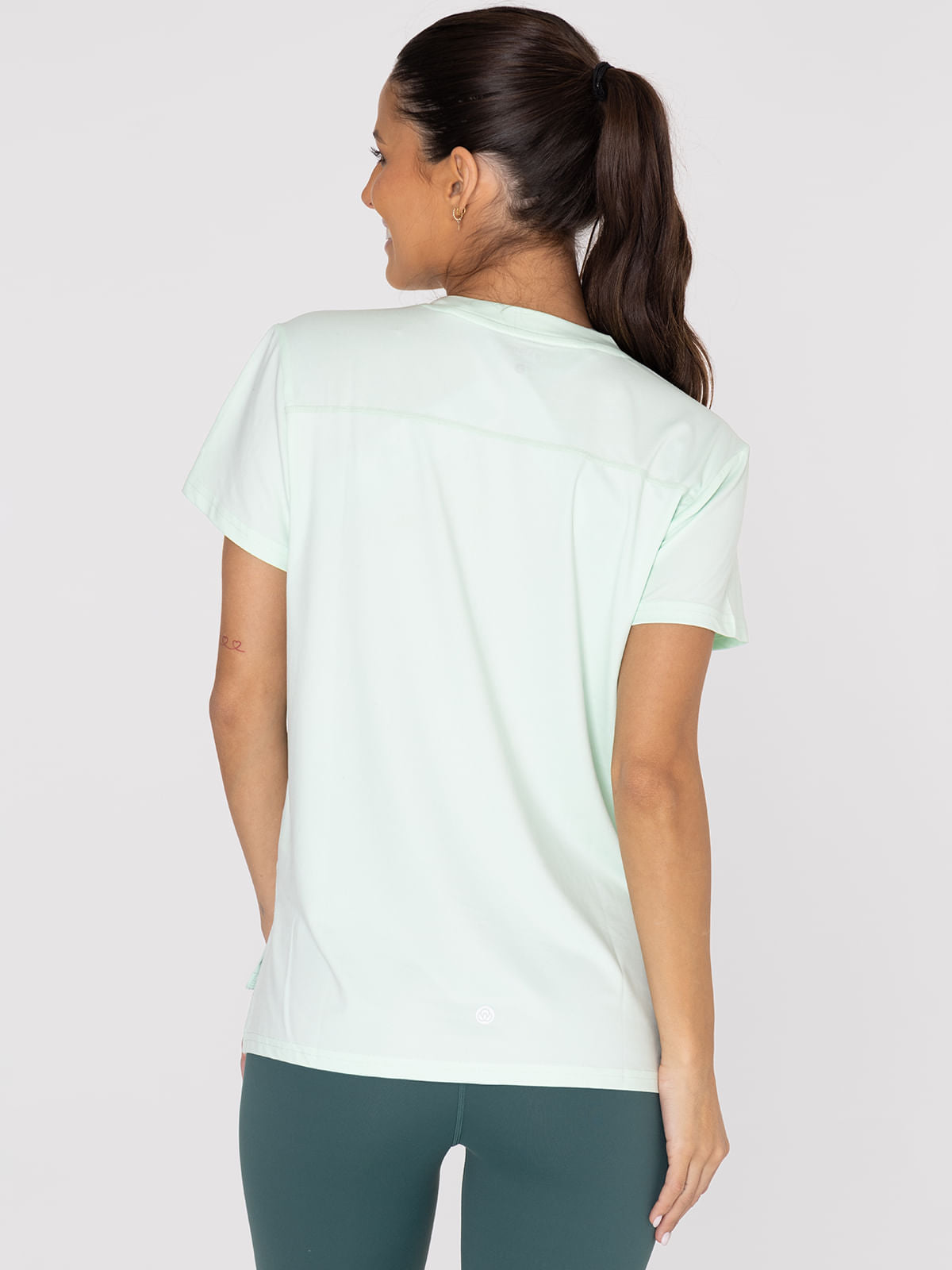 Polo Manga Corta Para Mujer  V-Neck Verde Bsoul
