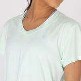 Polo Manga Corta Para Mujer  V-Neck Verde Bsoul
