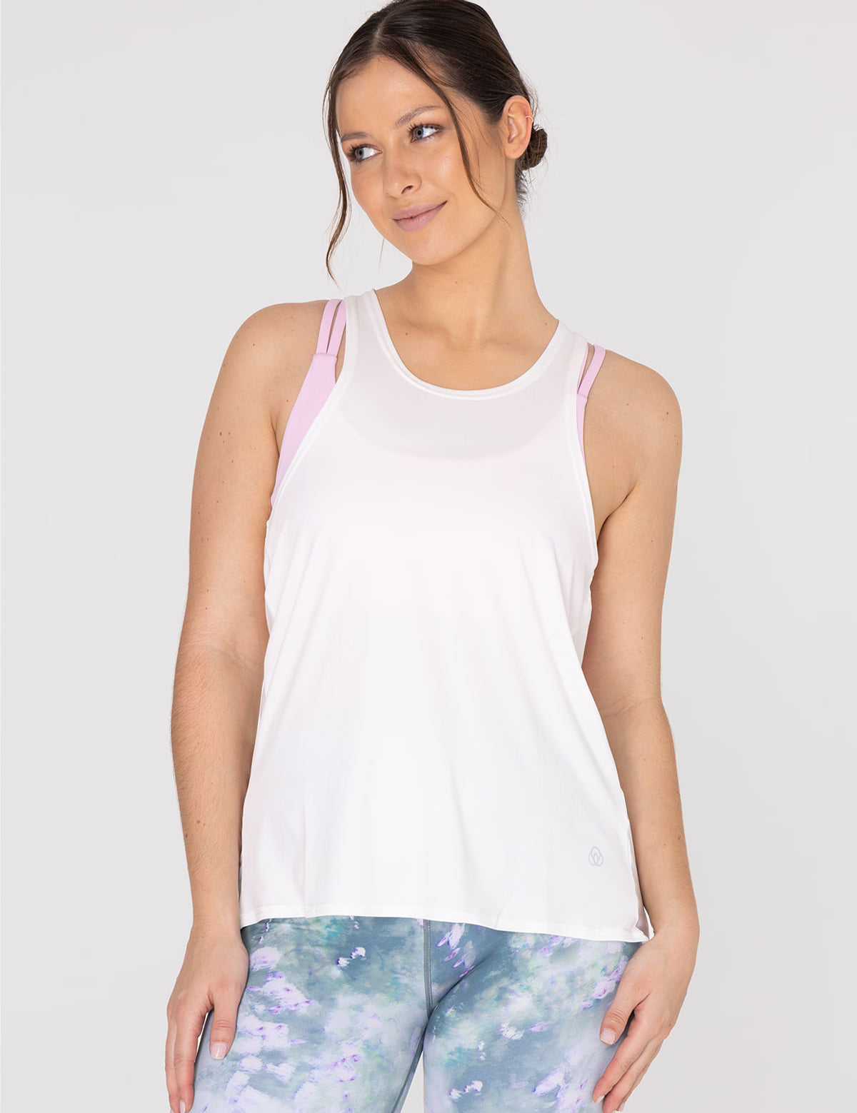 Polo Sin Mangas Para Mujer Tank Cloe Blanco Bsoul