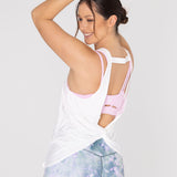 Polo Sin Mangas Para Mujer Tank Cloe Blanco Bsoul