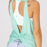 Polo Sin Mangas Para Mujer  Tank Cloe Verde Bsoul