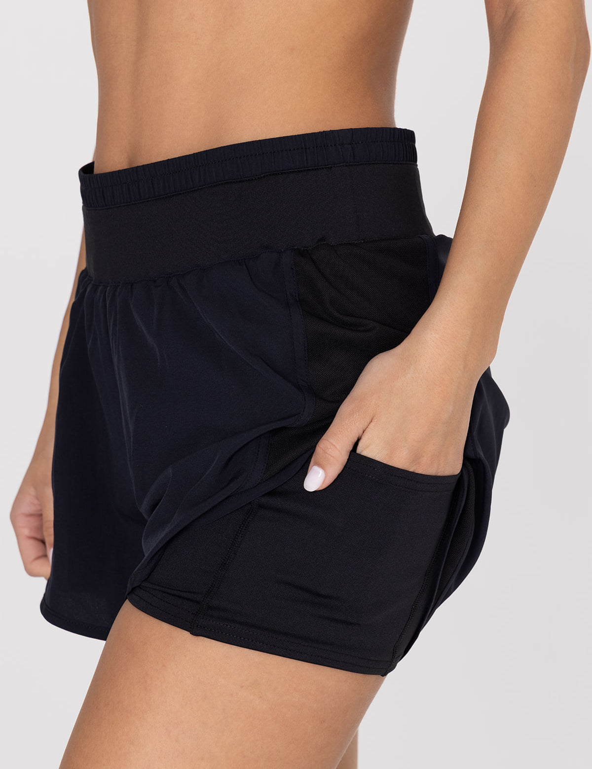 Short Para Mujer  Enia Negro Bsoul