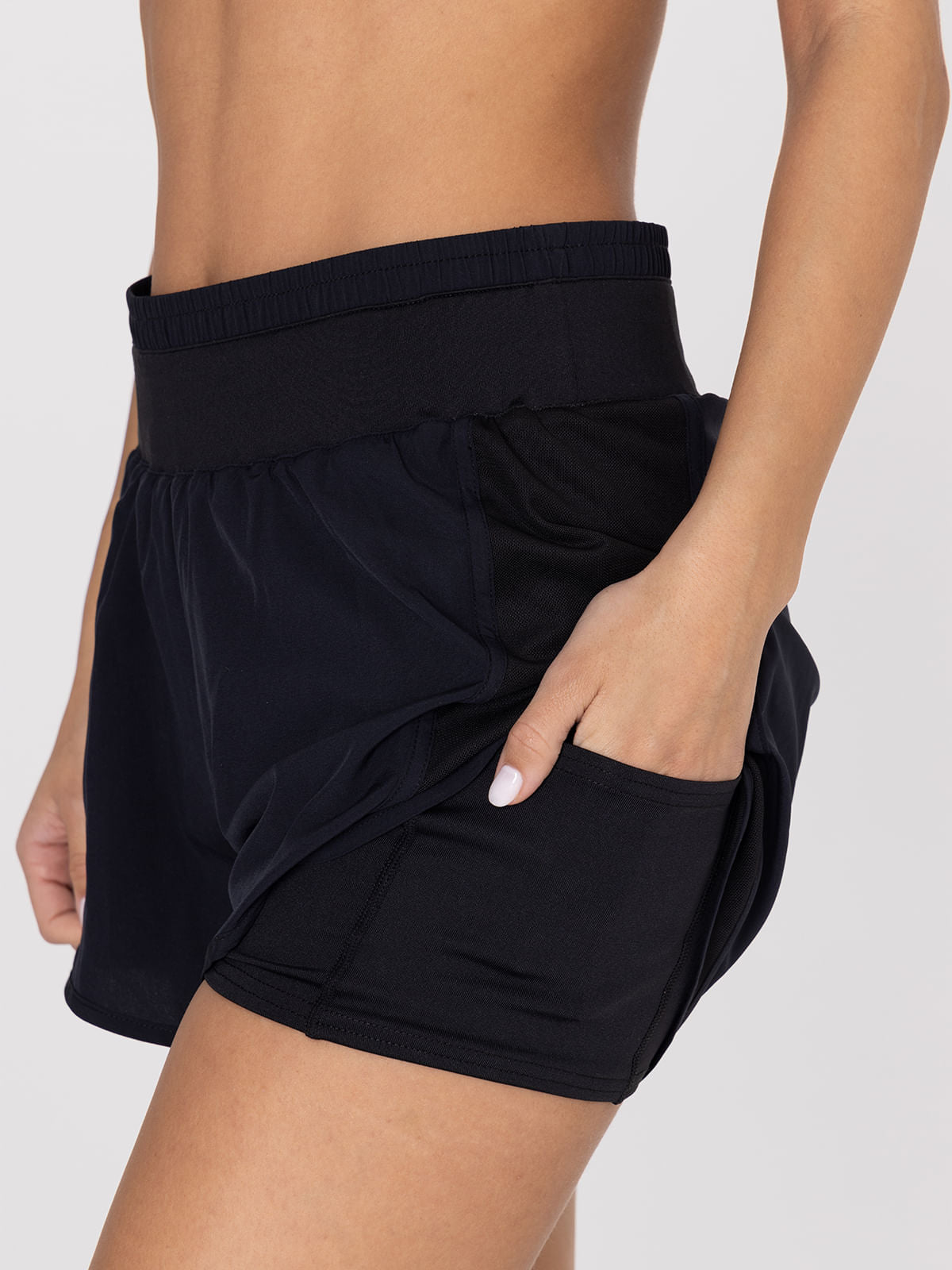 Short Para Mujer  Enia Negro Bsoul