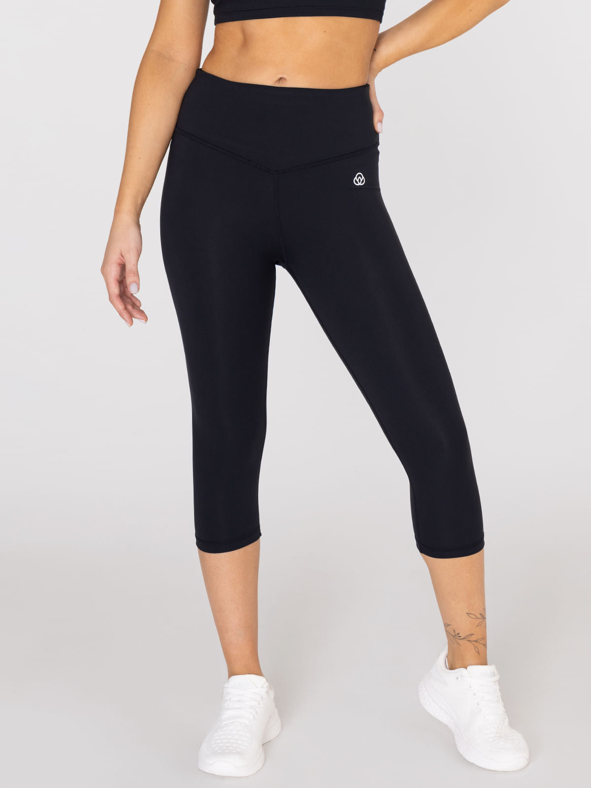 Legging Para Mujer  Capri Negro Bsoul