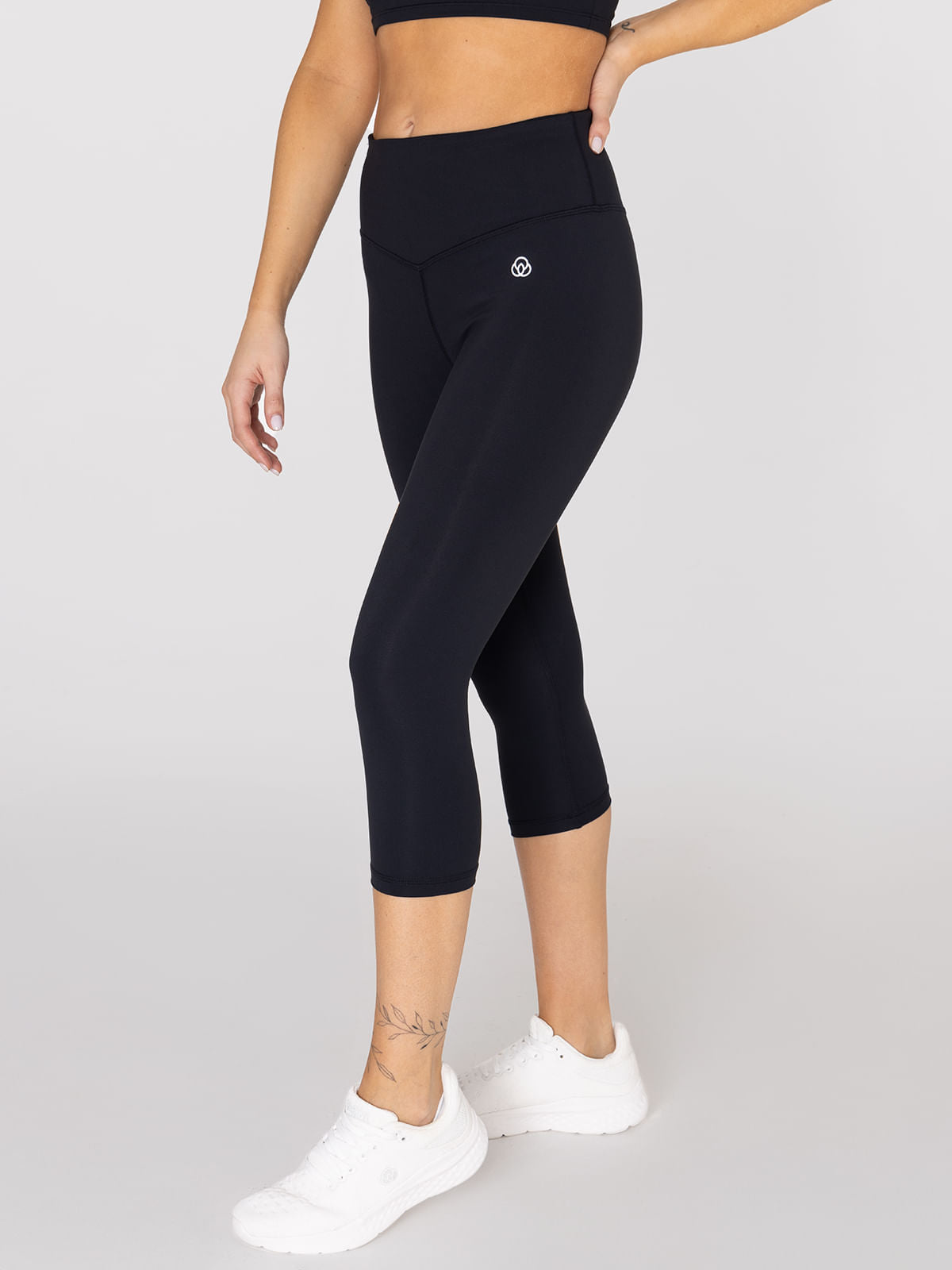 Legging Para Mujer  Capri Negro Bsoul