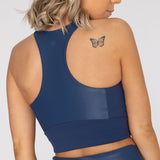 Bra Para Mujer Deportivo Crop Top Elia Azul Bsoul