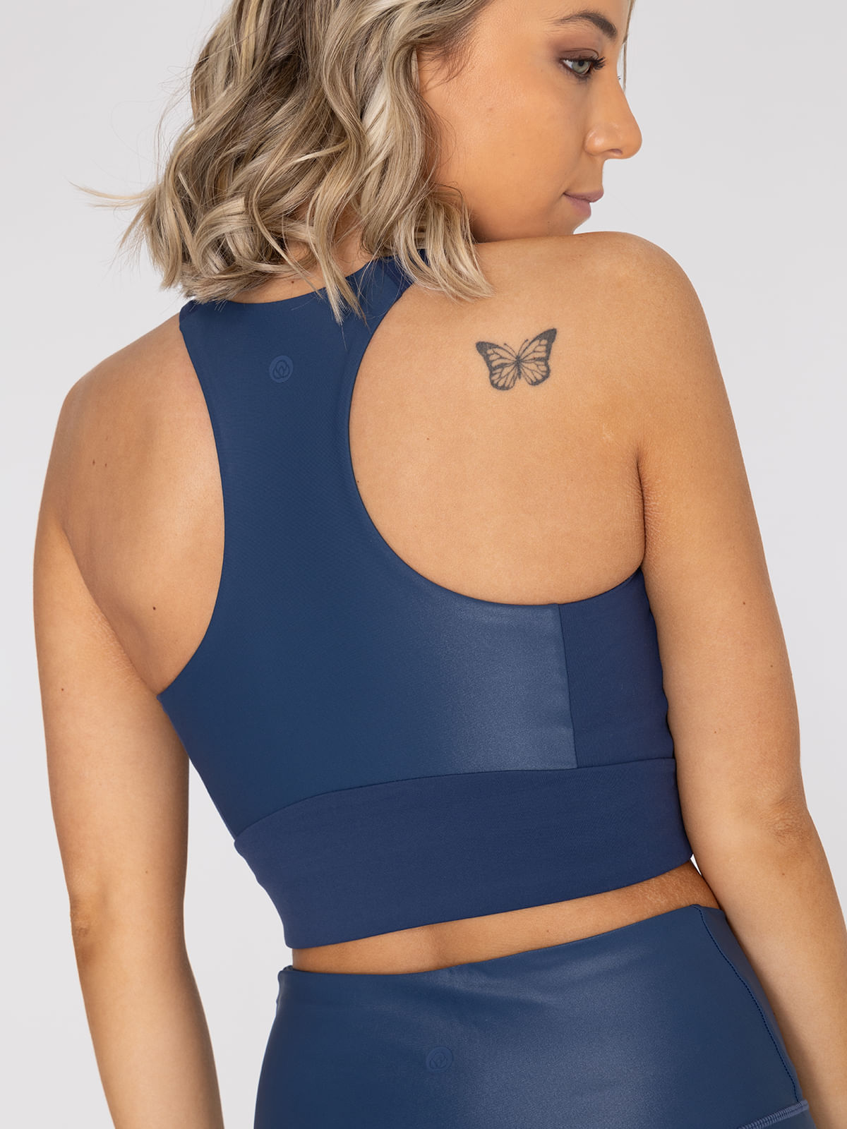 Bra Para Mujer Deportivo Crop Top Elia Azul Bsoul