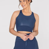 Bra Para Mujer Deportivo Crop Top Elia Azul Bsoul