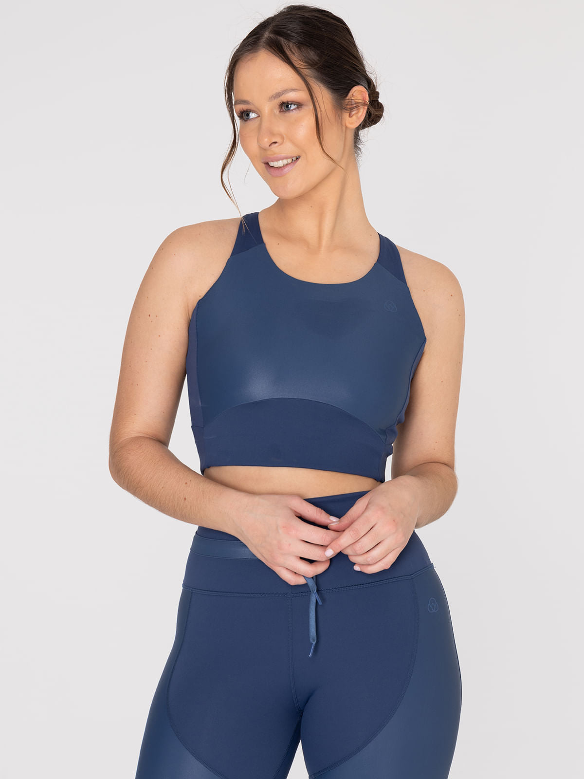 Bra Para Mujer Deportivo Crop Top Elia Azul Bsoul