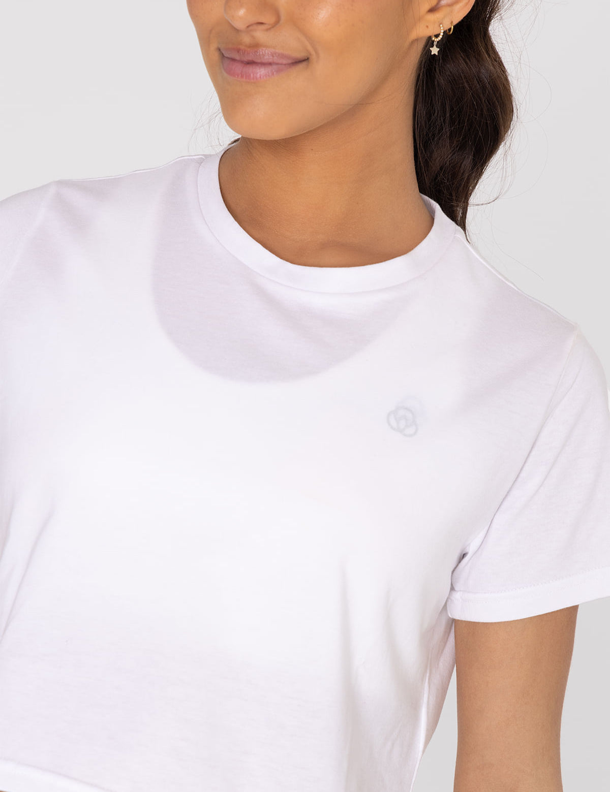Polo Manga Corta Para Mujer  Basic T-Shirt Zia Blanco Bsoul