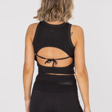 Bra Para Mujer Deportivo Crop Zia Negro Bsoul