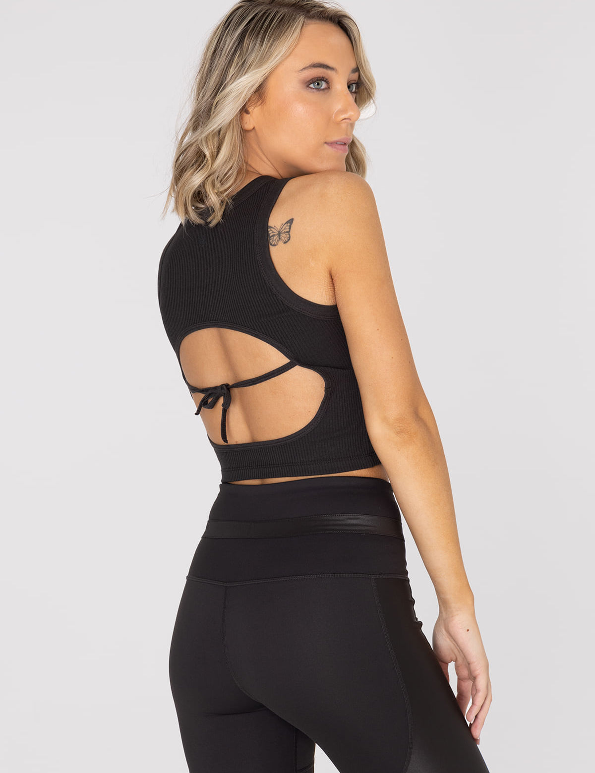 Bra Para Mujer Deportivo Crop Zia Negro Bsoul