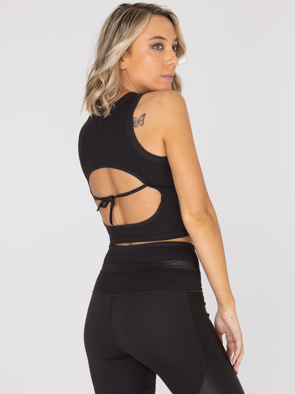 Bra Para Mujer Deportivo Crop Zia Negro Bsoul