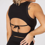 Bra Para Mujer Deportivo Crop Zia Negro Bsoul
