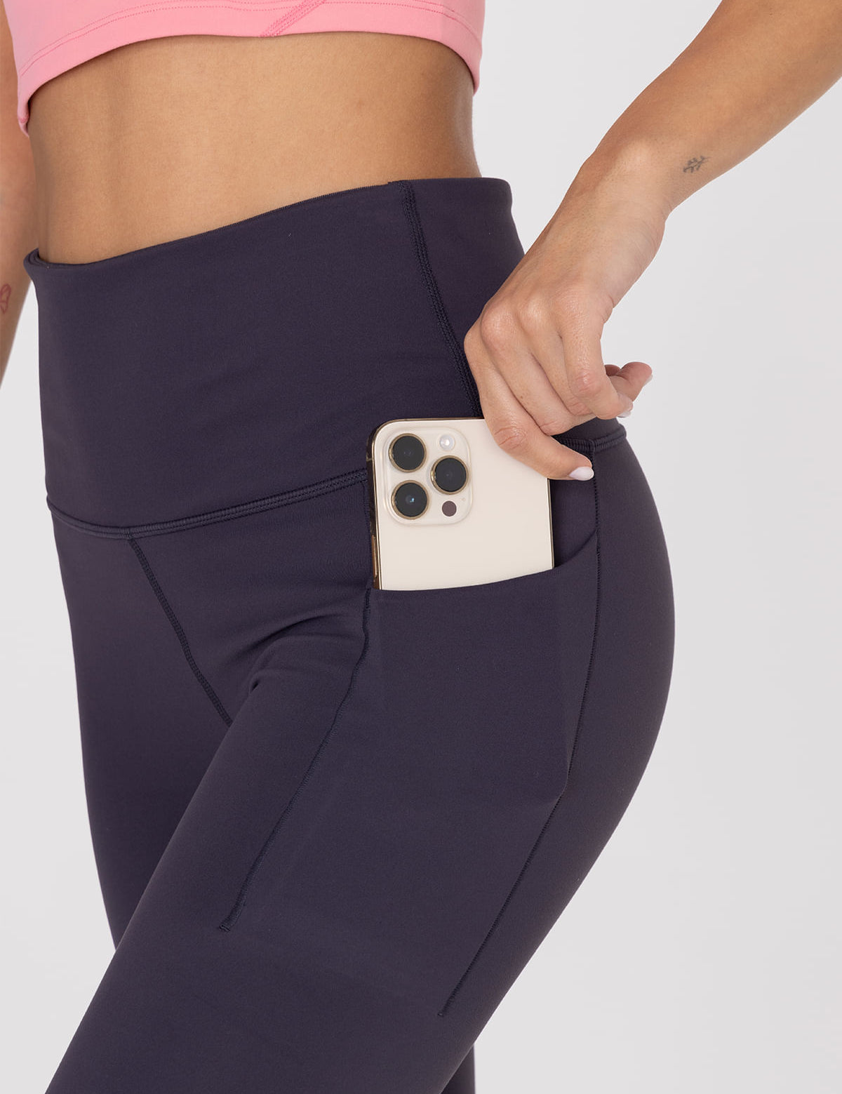 Legging Para Mujer Ankle Vesta Gris Bsoul