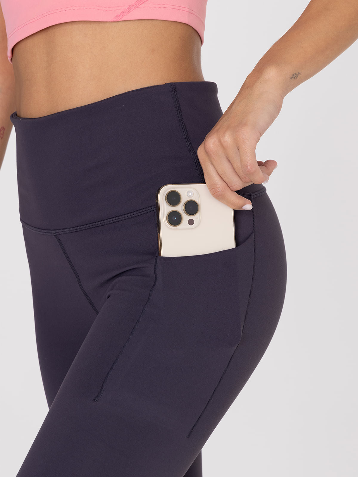 Legging Para Mujer Ankle Vesta Gris Bsoul
