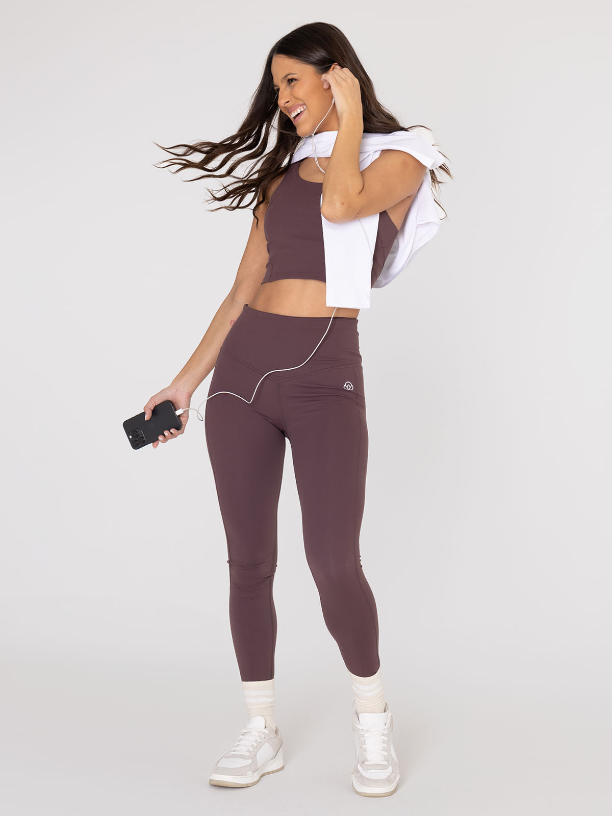 Legging Para Mujer Long Nice Marrón Bsoul