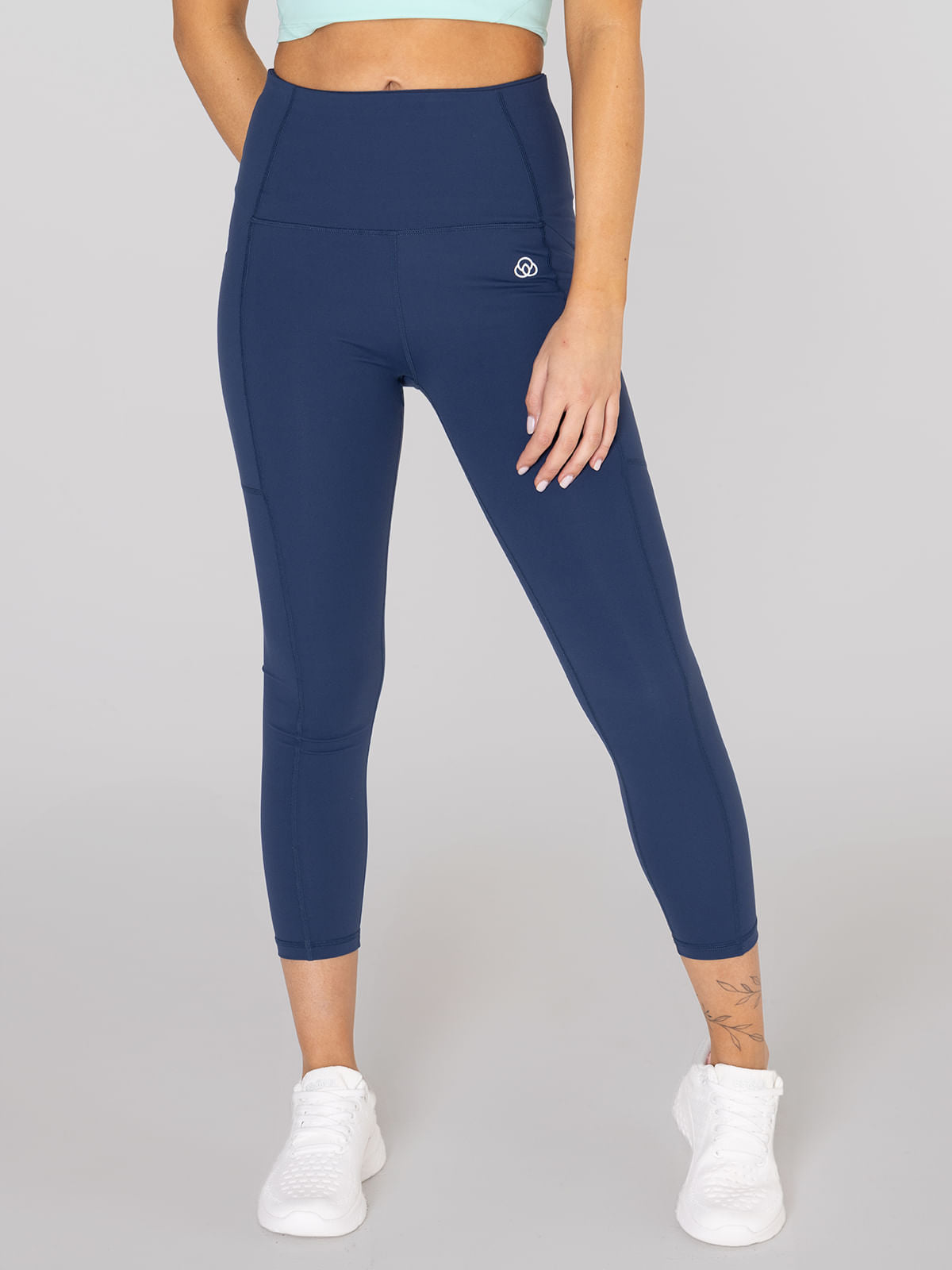 Legging Para Mujer Ankle Ines Azul Bsoul