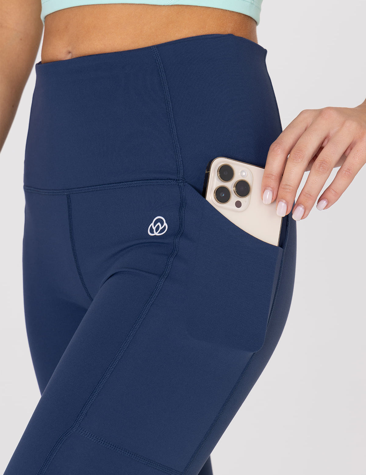 Legging Para Mujer Ankle Ines Azul Bsoul