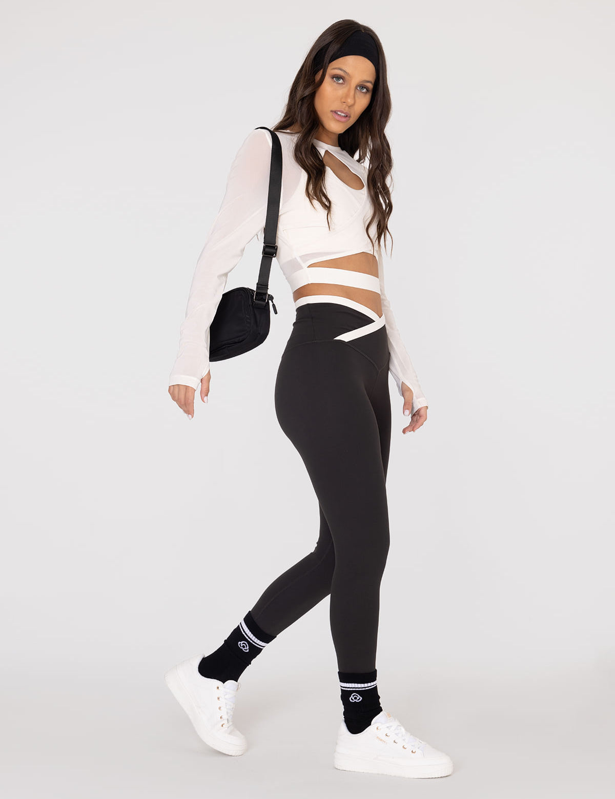 Legging Para Mujer Ankle Veda Negro Bsoul