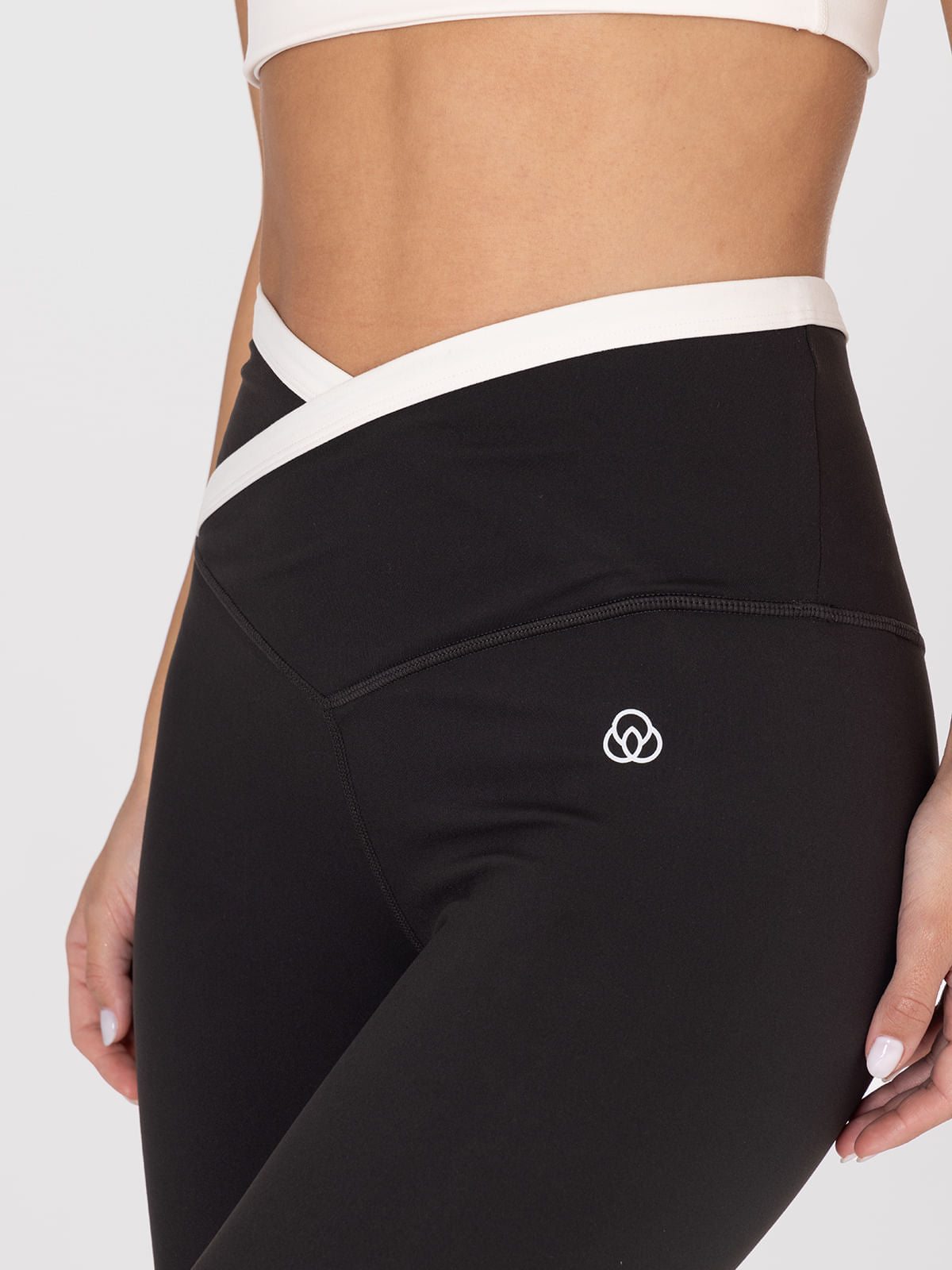 Legging Para Mujer Ankle Veda Negro Bsoul
