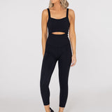 Enterizo Para Mujer  Ankle Jumpsuit Negro Bsoul