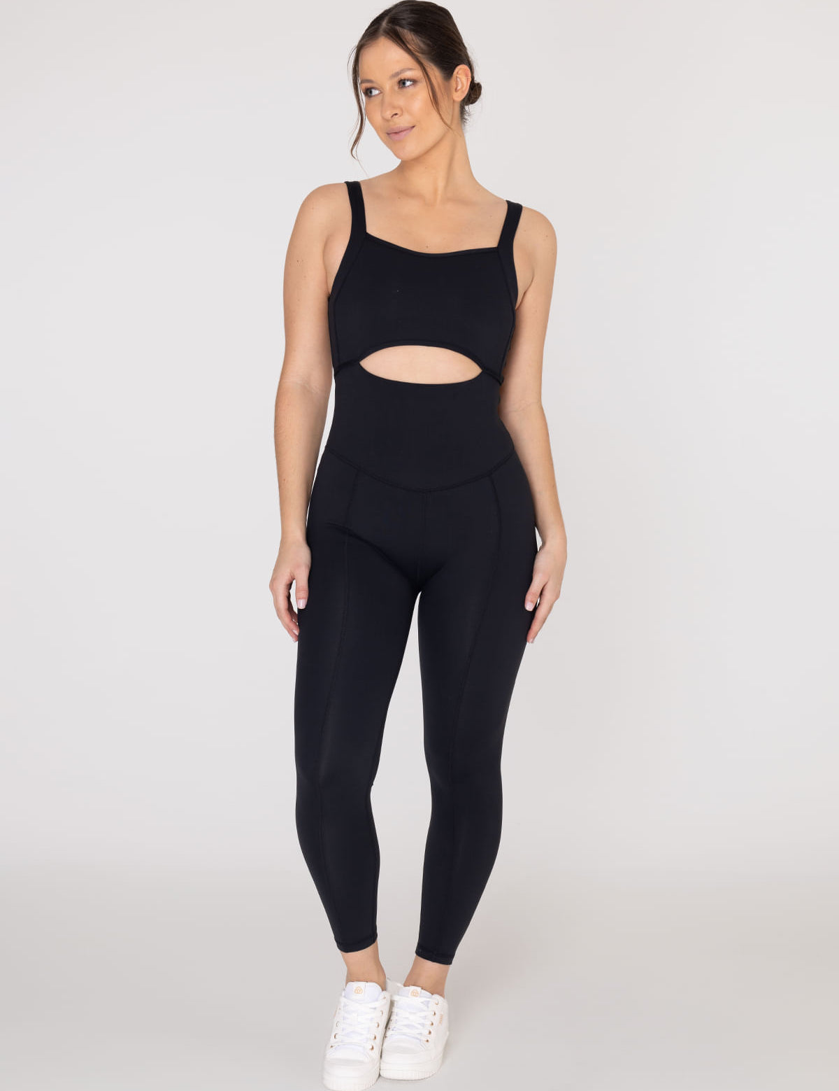 Enterizo Para Mujer  Ankle Jumpsuit Negro Bsoul