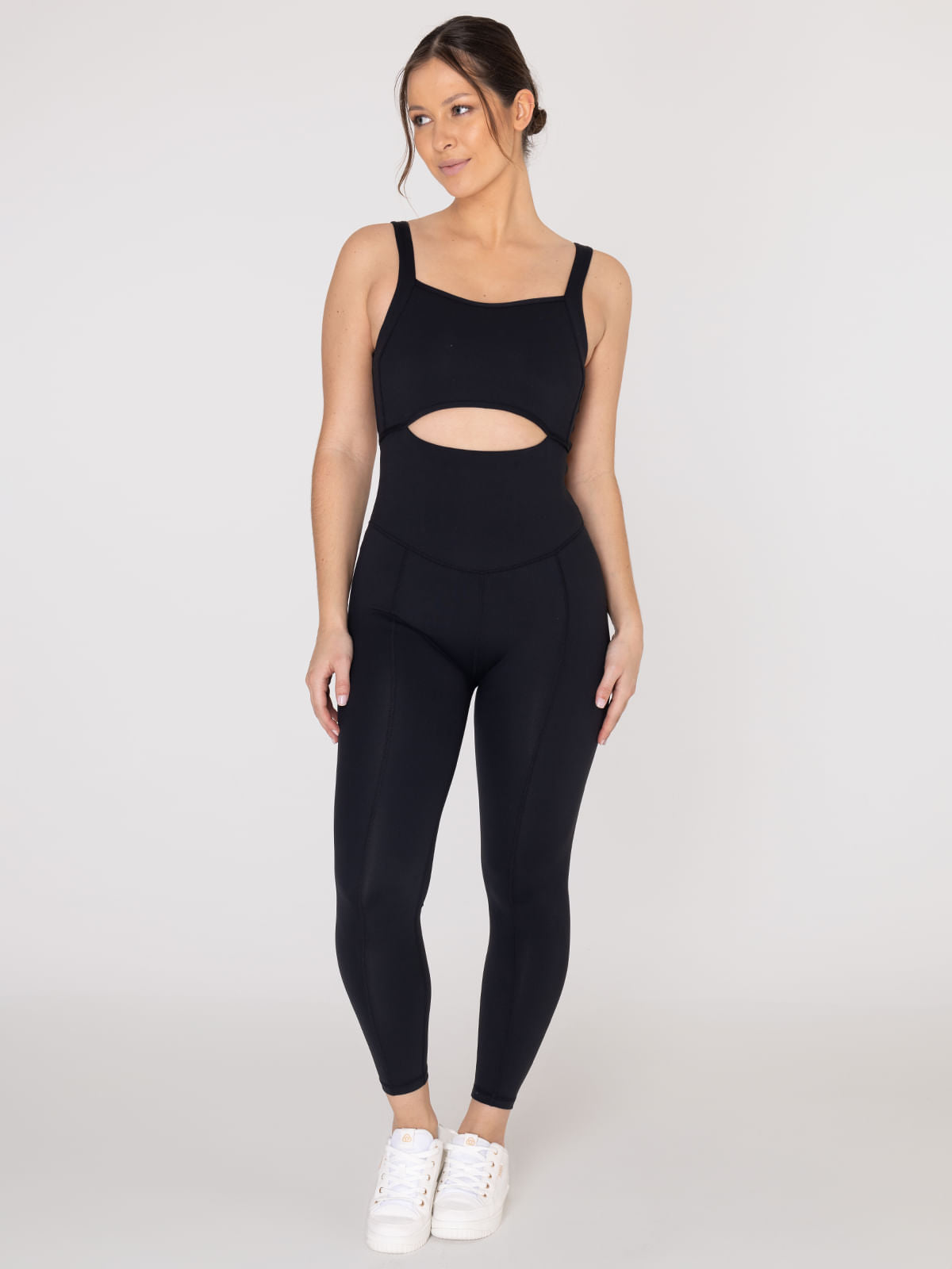 Enterizo Para Mujer  Ankle Jumpsuit Negro Bsoul