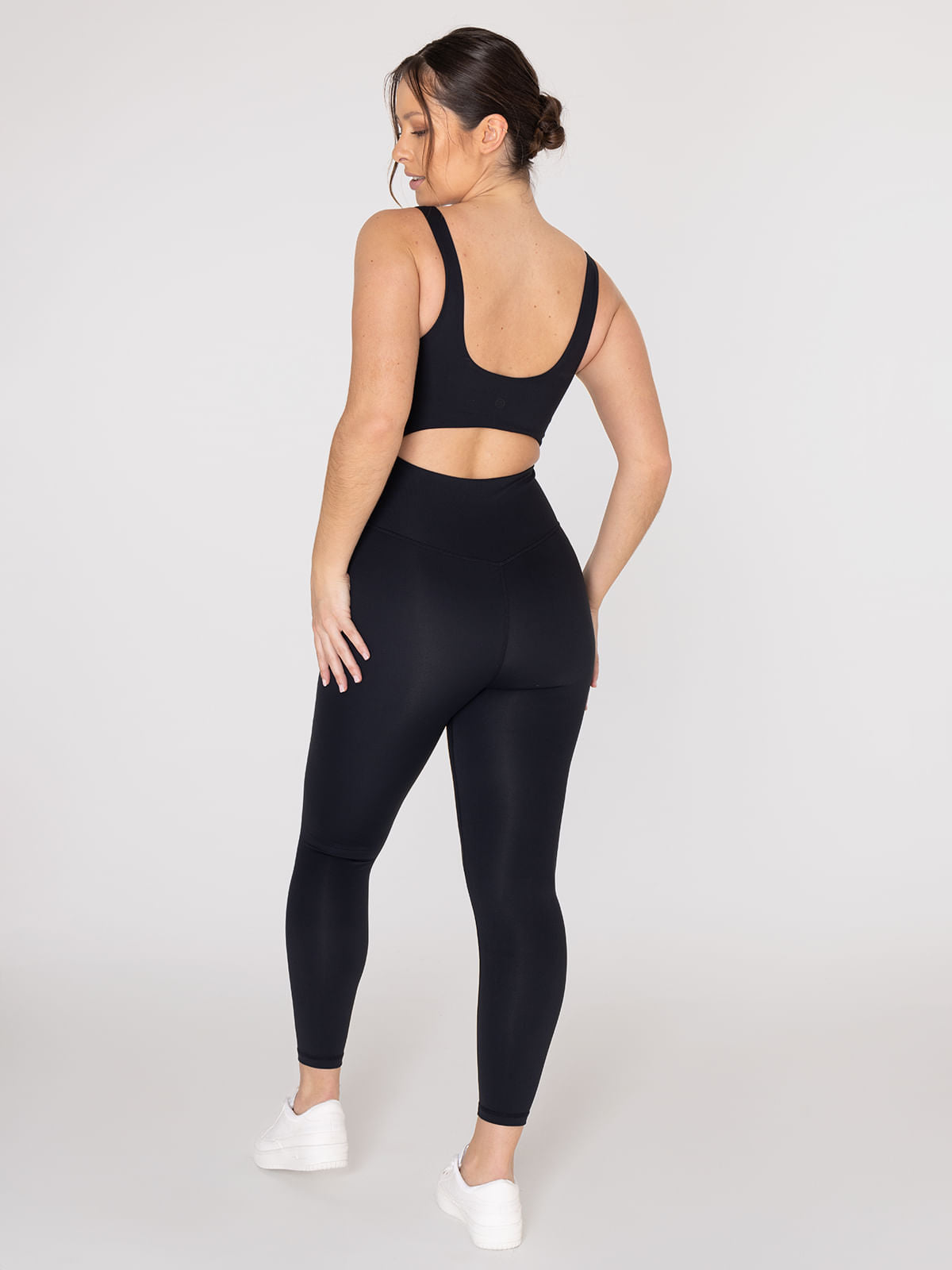 Enterizo Para Mujer  Ankle Jumpsuit Negro Bsoul