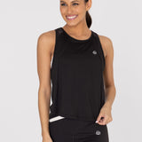 Polo Sin Mangas Para Mujer  Vest Zia Negro Bsoul