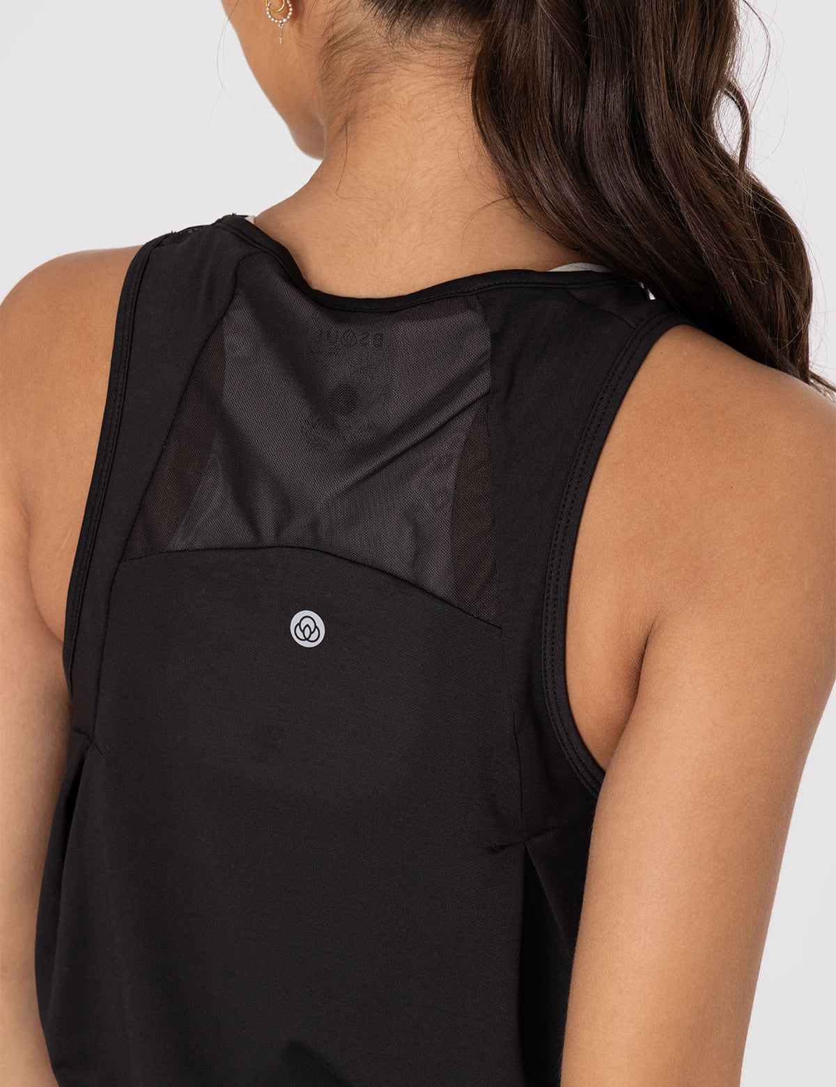 Polo Sin Mangas Para Mujer  Vest Zia Negro Bsoul