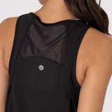 Polo Sin Mangas Para Mujer  Vest Zia Negro Bsoul