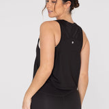 Polo Sin Mangas Para Mujer  Vest Zia Negro Bsoul