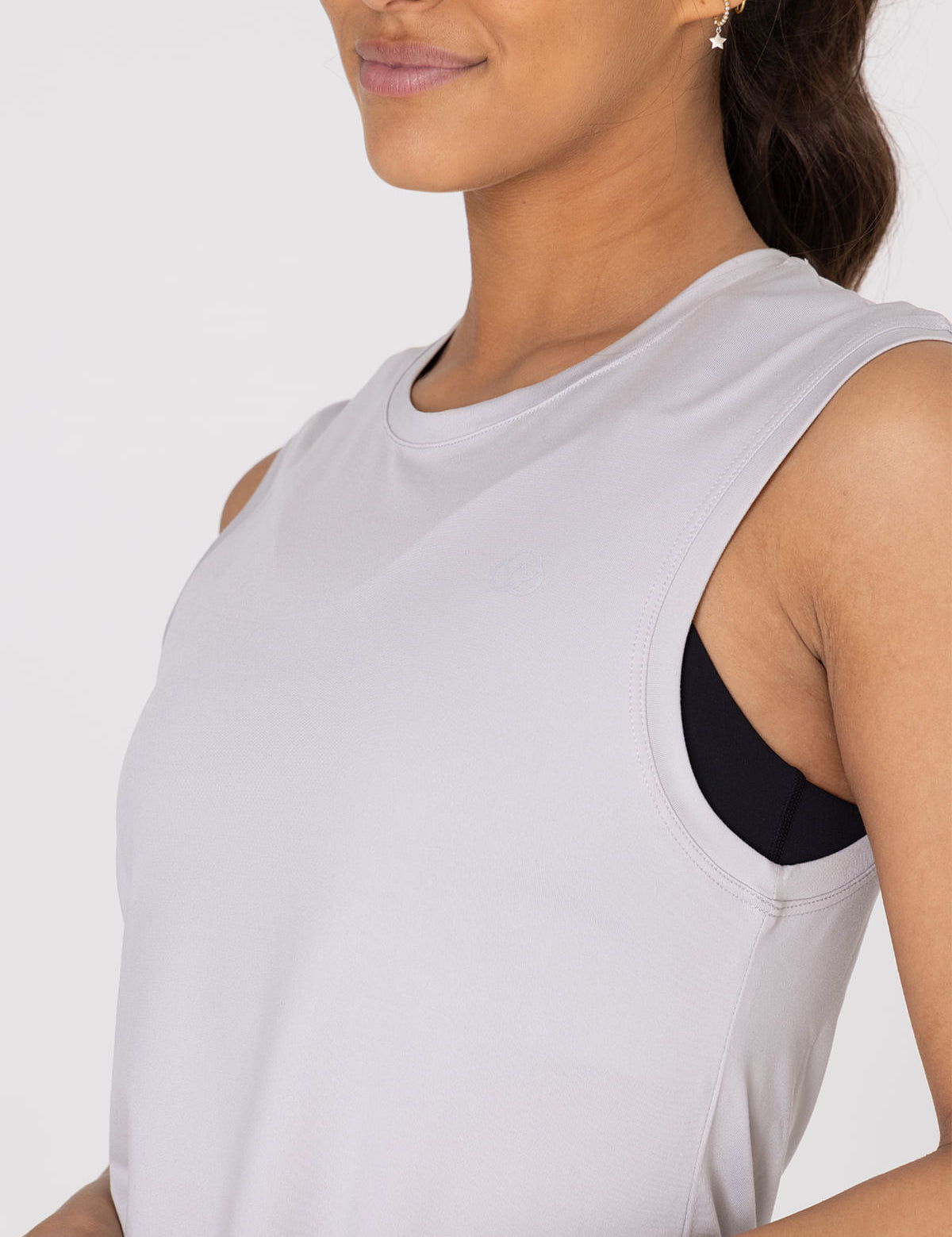 Polo Manga Corta Para Mujer  Livia Gris Bsoul