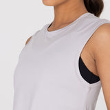 Polo Manga Corta Para Mujer  Livia Gris Bsoul