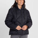 Casaca Para Mujer  Quilted Negro Bsoul