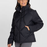 Casaca Para Mujer  Quilted Negro Bsoul
