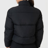 Casaca Para Mujer Puffa Negro Bsoul