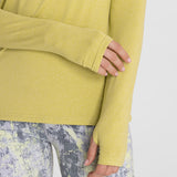 Polo Manga Larga Para Mujer  First Layer Verde Bsoul