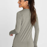 Polo Manga Larga Para Mujer  First Layer Verde Bsoul
