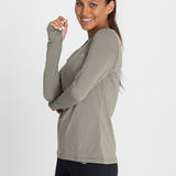 Polo Manga Larga Para Mujer  First Layer Verde Bsoul