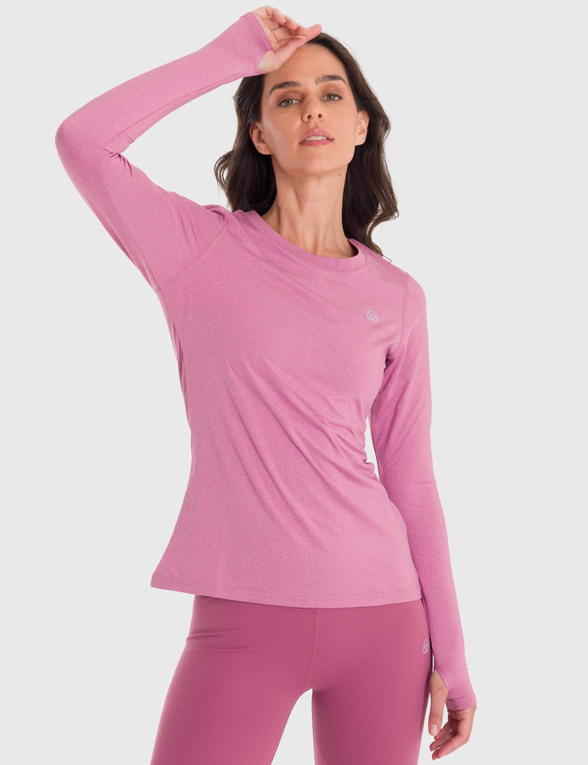 Polo Manga Larga Para Mujer First Layer Rosado Bsoul