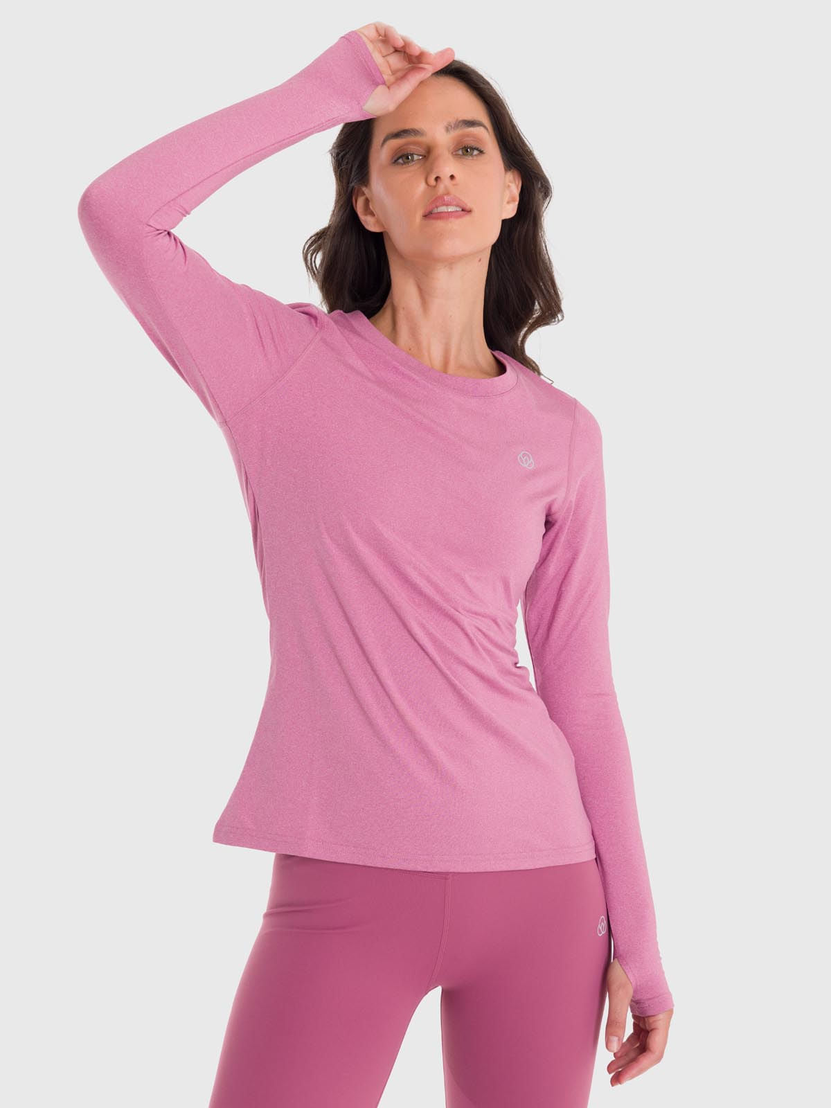 Polo Manga Larga Para Mujer First Layer Rosado Bsoul
