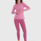 Polo Manga Larga Para Mujer First Layer Rosado Bsoul