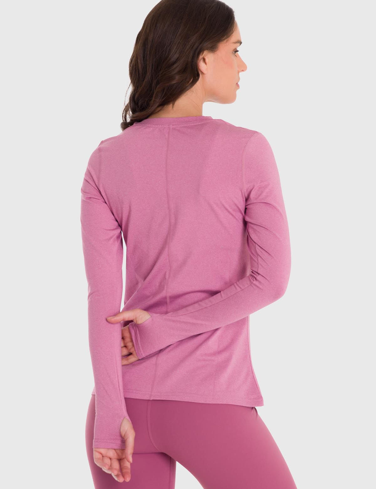 Polo Manga Larga Para Mujer First Layer Rosado Bsoul