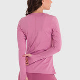 Polo Manga Larga Para Mujer First Layer Rosado Bsoul