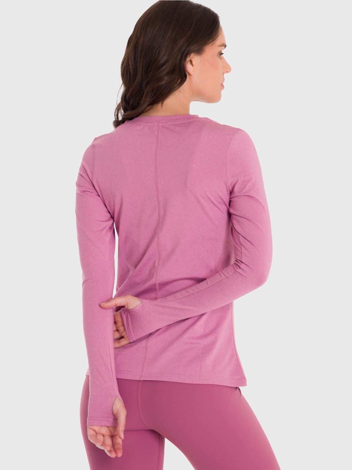 Polo Manga Larga Para Mujer First Layer Rosado Bsoul