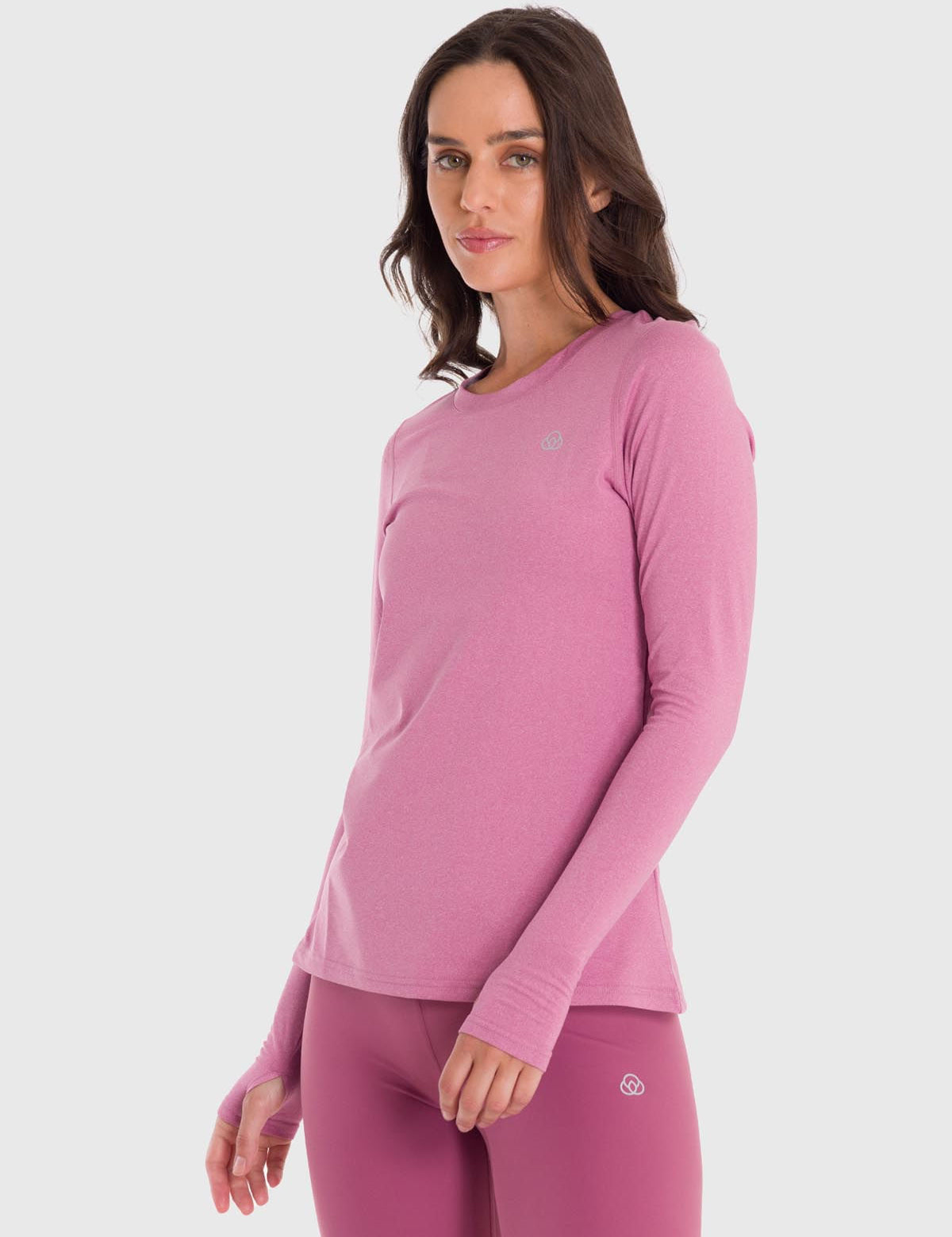 Polo Manga Larga Para Mujer First Layer Rosado Bsoul